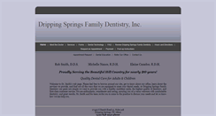 Desktop Screenshot of drippingspringsfamilydentistry.com