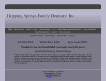 Tablet Screenshot of drippingspringsfamilydentistry.com